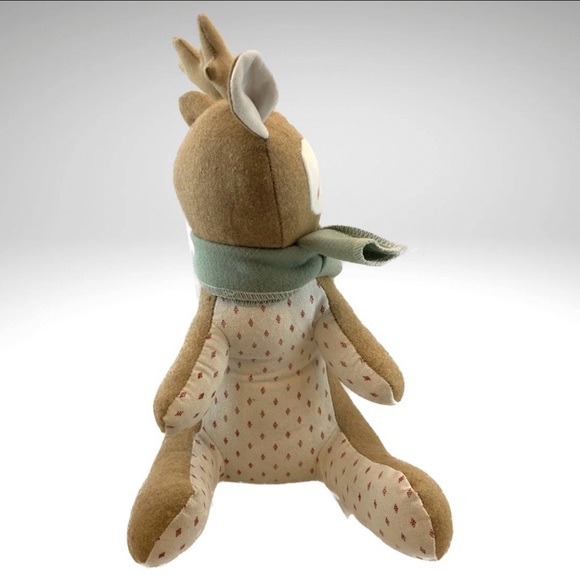 NEW Deer Stuffed Animal Weighted Doorstop Holiday Fawn Lifetime Brands Elements - Picture 6 of 8